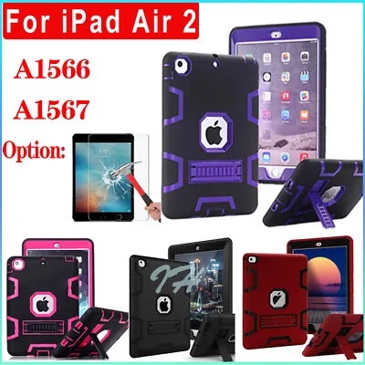 For  IPad Air 2 9.7' ShockProof Military Heavy Duty Case / Screen Protector • $14.23