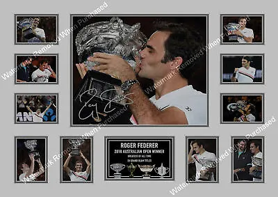 £8.25 • Buy Roger Federer 2018 Signed Australian Open Limited Edition Memorabilia 