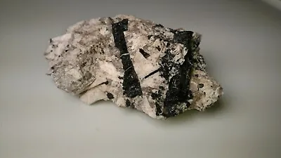 Black Tourmaline Specimen Mined In The Pristine Mountains Of Maine • $50