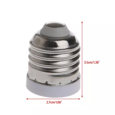 E27 To E17 Socket Base LED Halogen CFL Light Bulb Lamp Adapter Converter Holder • $13.70