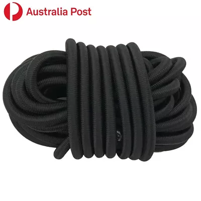 Replacement Tonneau Cover Black Elastic Bungee Cord 6mm X 6m • $18.95