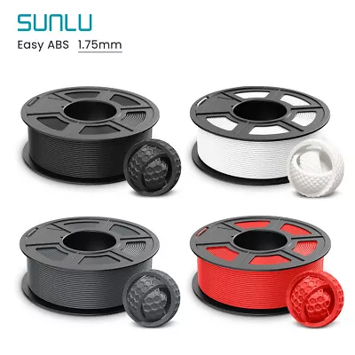 SUNLU 1.75MM Easy ABS Filament EABS Low Printing Temperature 1KG Spool 2.2LBS • $19.82