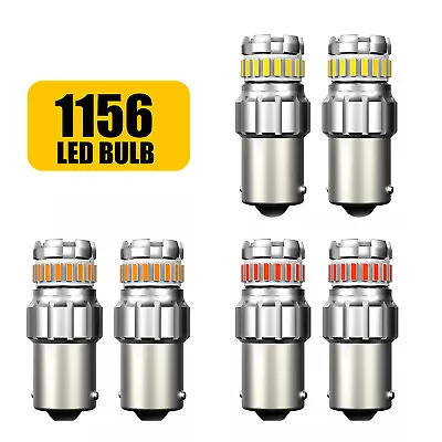 2X 1156 7506 LED Bulb BA15S 1141 P21W Turn Signal Backup Reverse Tail Light Bulb • $11.59