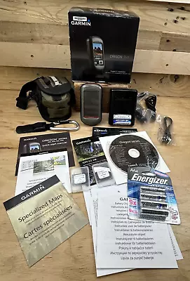 Garmin Oregon 550T Handheld GPS Receiver 3.2 MP Camera W Charger US TOPO Bundle • $179.65