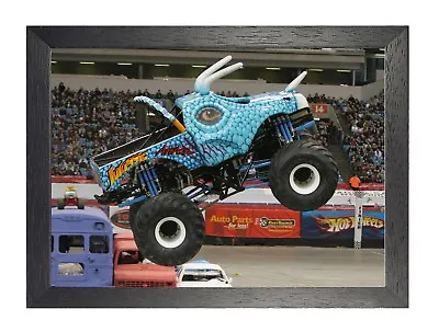 Monster Truck Jurassic Attack Larger Suspension And Tires Pickup Poster Photo • $32.15