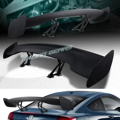 Universal 57  Wing Dragon-3 Style Black Abs Gt Trunk Adjustable Spoiler Wing • $98.95