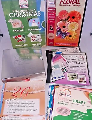 £5 • Buy Create And Craft PC CD Rom Different Titles To Choose Flowers Christmas Sets Etc