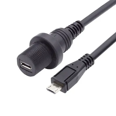 CY 1m Waterproof 480Mbps Mini/Micro USB2.0 5Pin Male To Female Extension  Cable • $8.18