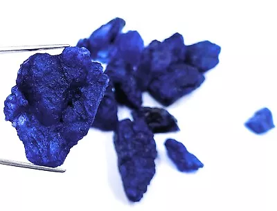 Limited Stone 200 Ct EGL Natural Blue Sapphire Raw Rough Loose Gemstone Lot MKT • £15.87