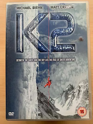 K2 DVD 1992 Mountaineering Drama Molvie Epic W/ Michael Biehn And Matt Craven • £11.50