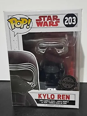  Star Wars The Last Jedi : Kylo Ren Masked Pop! Vinyl Figure Exclusive #203 • $35