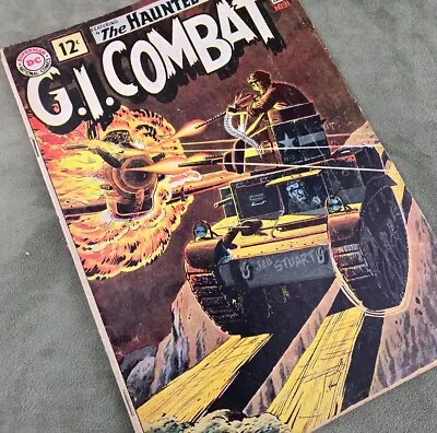 #91 GI COMBAT 1st Haunted Tank Cover Russ Heath Art DC Comics 1961 Key Issue • $49.50