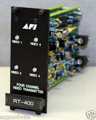 AFI American Fibertek Inc. RT-400 4-CH Four Channel Video Transmitter New • $445.25