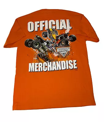 Monster Jam 2014 Mens Orange T Shirt M Trucks Official Merchandise Alstyle • $14.99