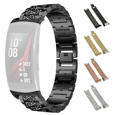 Set In Drill Bracelet Smart Watch Band Strap For Samsung Gear Fit 2/ Fit 2Pro AU • $26.81