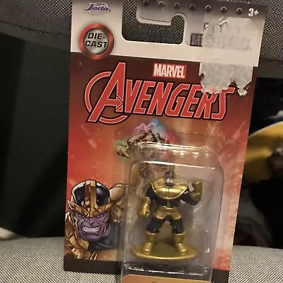 Marvel Avengers Thanos Nano Metalfigs Die-Cast Jada Toys Figure • £5.50