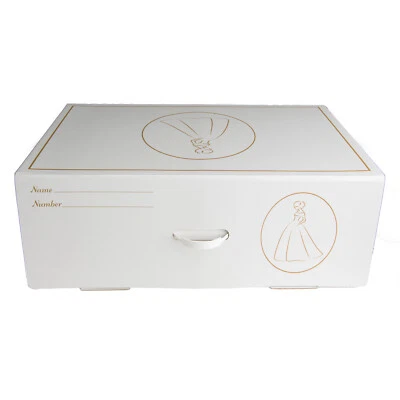 $39.50 • Buy Wedding Dress Storage Box Large Bridal Preservation Travel Tissue Bridesmaid Box