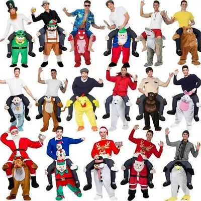 New Unisex Shoulder Carry Me Ride On Piggy Back Fancy Dress Costume Outfit Pants • £37.07