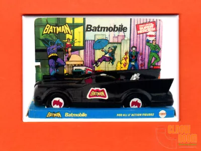 Mego Batmobile On Card 2x3  Fridge/locker Magnet Box Art Batman Robin Vehicle • $3.75