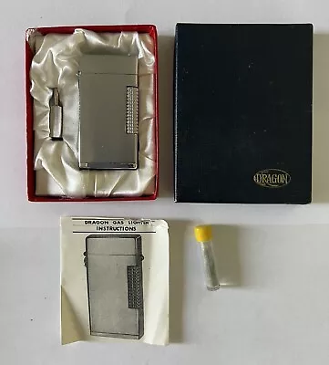 Vintage Dragon Brand LIGHTER W/ Original  Box And Instructions. Great Condition • $39.50