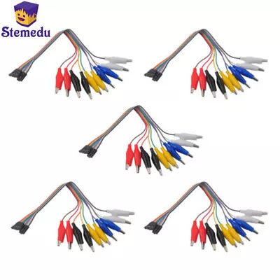 5set 10pcs/set Alligator Clip To Female Jumper Wire Bundle For Arduino Micro:bit • $15.49