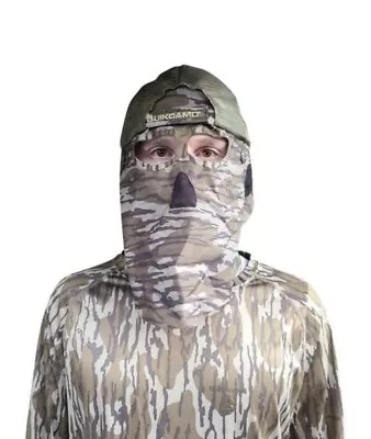 QuikCamo® Cap Mossy Oak Camo Face Mask Hat For Hunting Camouflage Adjustable Siz • $19.99