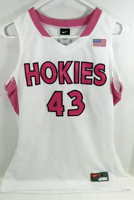 2010-11 Virginia Tech Hokies LaTorri Hines-Allen #43 Game Used White Jersey 4 • $119.99