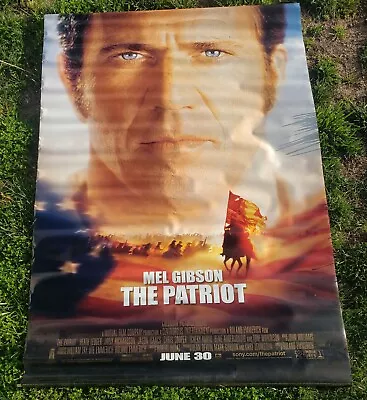 The Patriot Mel Gibson Movie Vinyl Theater Banner Giant 67  X 48  Two Sided • $60