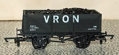 Dapol Ltd Edn B303 OO 5 Plank Wagon VRON 175 Black (188) • £16.99