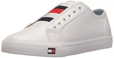 New! Tommy Hilfiger Women's Anni Slip-On Sneaker White 7 • $43.62