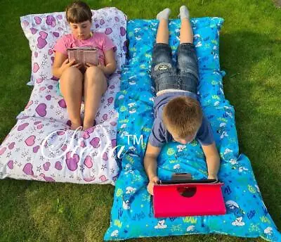 £10 • Buy Kids Floor Lounger Seats Pillow Cover Soft Luxurious Fabric Perfect Cushion Fun