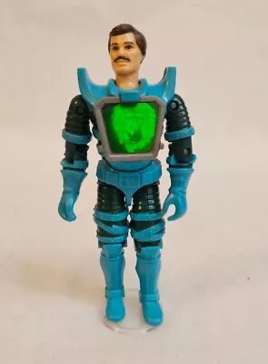 Vintage Hasbro 1987 Visionaries Action Figure Leoric W Chest Hologram Plate • $25