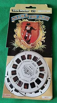 Scarce Adam & The Ants Rock & Roll Band Concert View-master 3 Reels Pack Set • $169