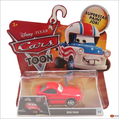 Disney Pixar Cars Toon Big Fan #15 Mater The Greater 2009 By Mattel • $19.99