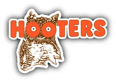 Hooters Old Decal Sticker 3m Usa Made Truck Vehicle Car Restaurant Owl Bar Sexy • $18.99