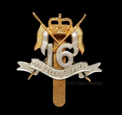 16th/5th The Queen's Lancers  Warrant Officers Cap Badge • £28.99