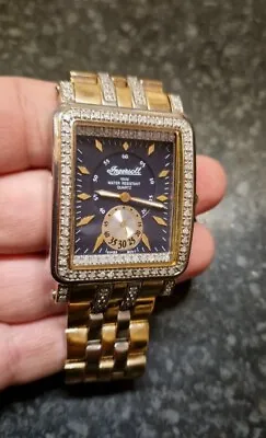 £100 • Buy Ingersoll Diamond  Gents Watch  GOLD PLATED  