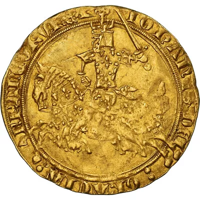 [#1067966] Coin France Jean II Le Bon Franc à Cheval 1350-1364 VF(30-35) G • $6088.50