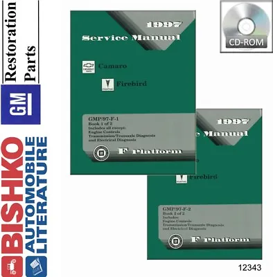 1997 Chevrolet Camaro Pontiac Firebird Shop Service Repair Manual CD Engine OEM • $43.49