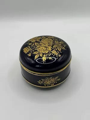 Vintage Victorian Floral Trinket Jewelry Box San Francisco Music Box Company *** • $40