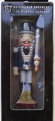 MLB L A Los Angeles Dodgers Nutcracker With Sword Christmas Ornament 4  Baseball • $11.95