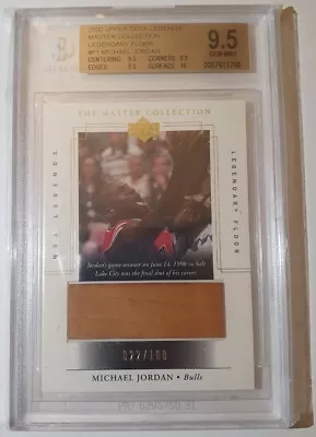 2000 UD Legends Master Collection Michael Jordan Legendary Floor BGS 9.5 22/100  • $1304.15