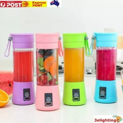Portable Usb Electric Fruit Juicer Smoothie Blender -travel Bottle Shaker  Aust • $37.99