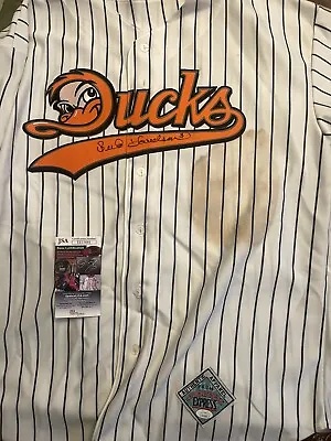 Bud Harrleson Signed Game Worn Ducks Jersey Jsa New York Mets • $750
