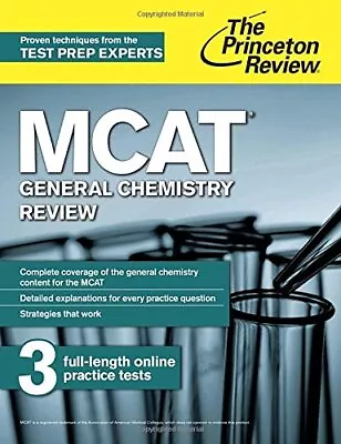 MCAT General Chemistry Review: New For MCAT 2015 (Graduate School Test Preparat • $3.99