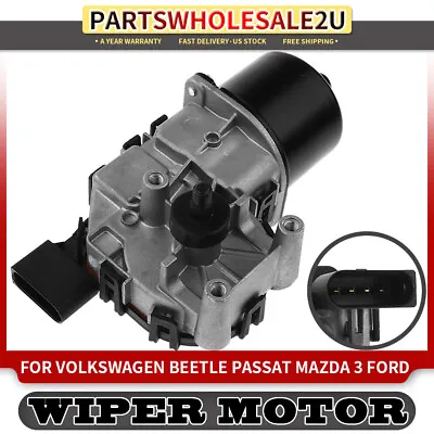 $48 • Buy Windshield Wiper Motor For VW Beetle Passat Mazda 3 Ford Fiesta Chevrolet Astra