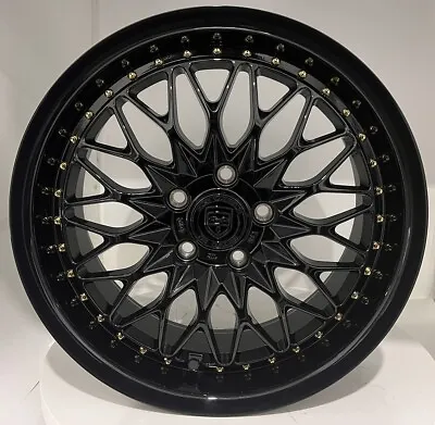 NS5 19 Inch Black Gold Rim Fits NISSAN 350Z 2002 - 2008 • $315.12