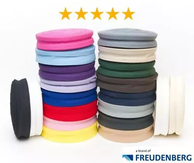 Cotton Bias Binding Various Colours Available 1-5-25 Metre Length 25mm (1 Inch) • £19.99
