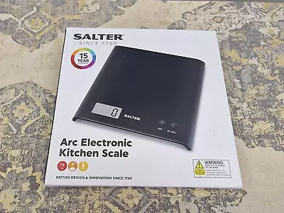 Salter 1066 BKDR15 Arc Kitchen Scale – Digital Food Weighing Scales For Precise • £11.45