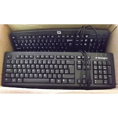USB Wired Keyboard Full Size QWERTY UK Layout For PC Desktop Laptop  • £4.95